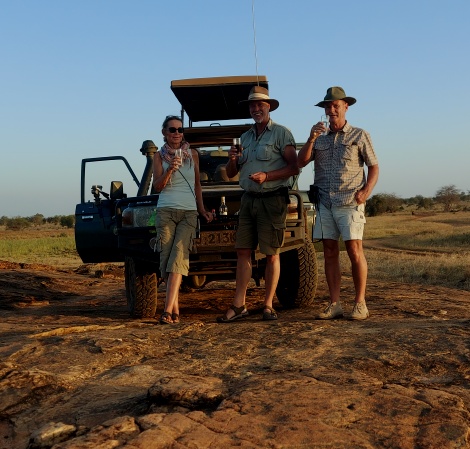 Sundowner am Lions Rock