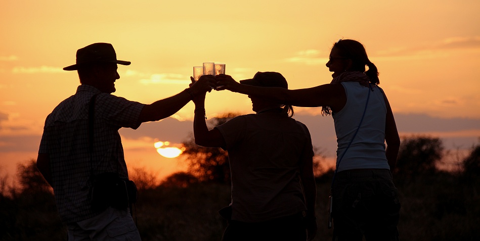 Sundowner am Lions Rock