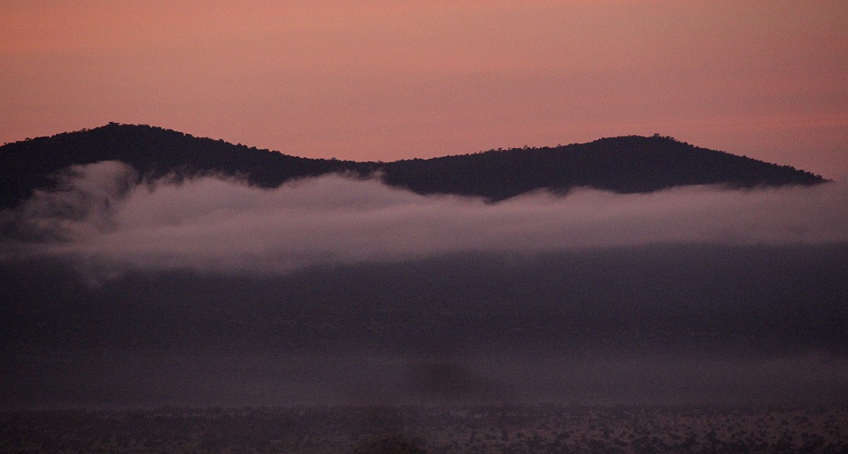 Sonnenaufgang im Lumo Conservancy