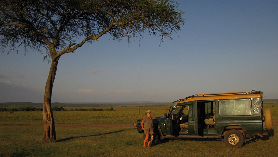 Sundowner in der Masai Mara