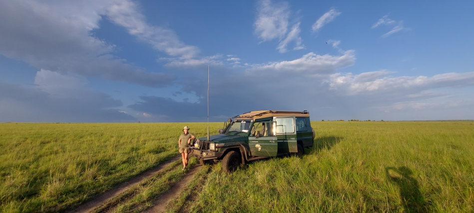 Sundowner in der Masai Mara