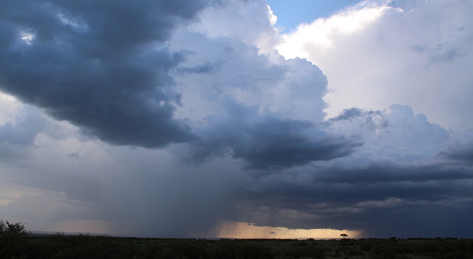Unwetter in der Masai Mara
